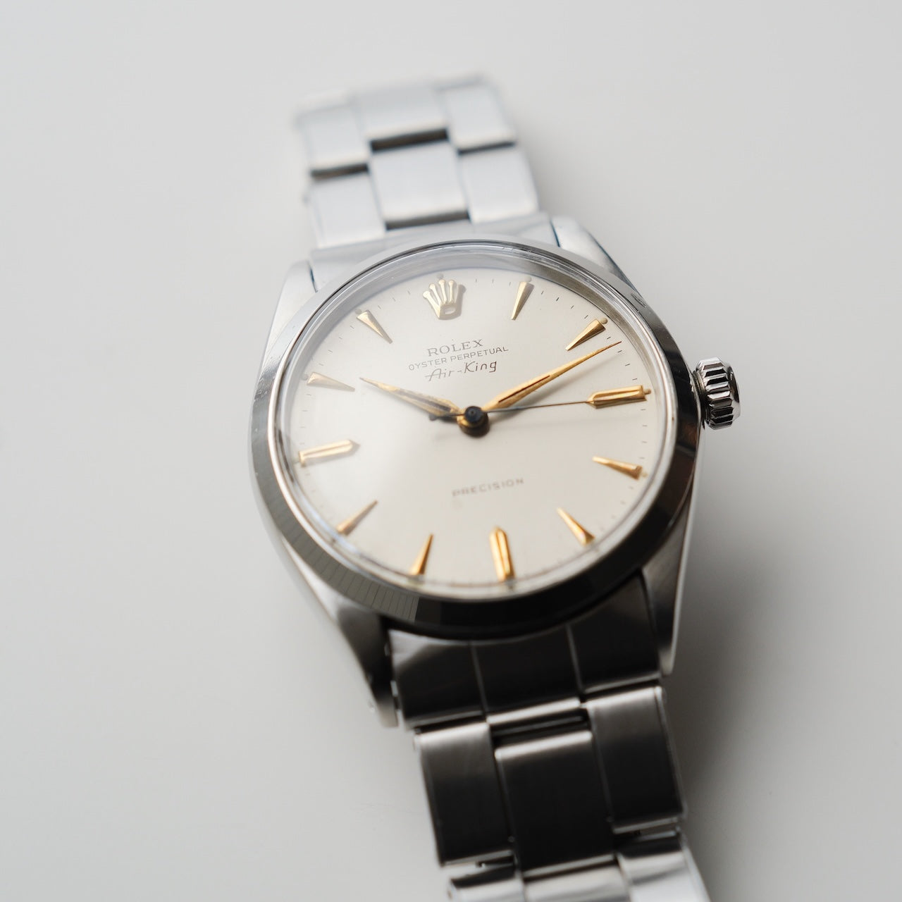ロレックス/エアキング5500/ホワイトミラーダイヤル/ROLEX AIR-KING Ref.5500 "White Dial" 1968y