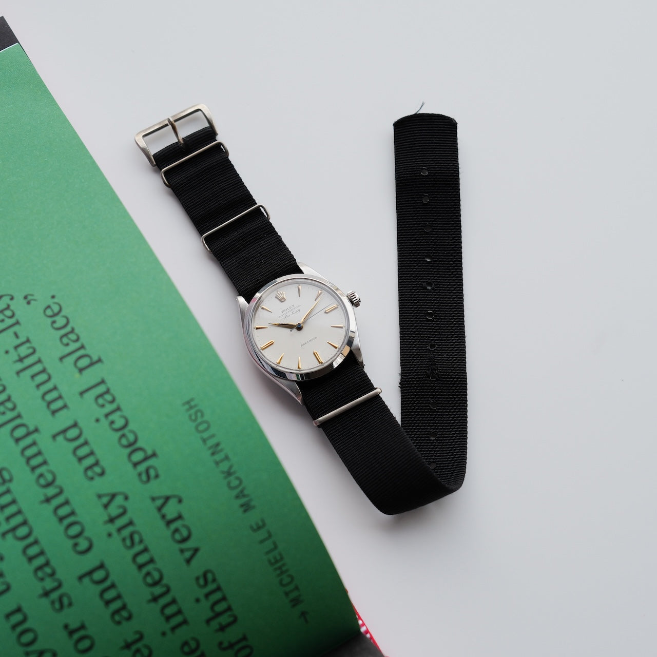 ロレックス/エアキング5500/ホワイトミラーダイヤル/ROLEX AIR-KING Ref.5500 "White Dial" 1968y