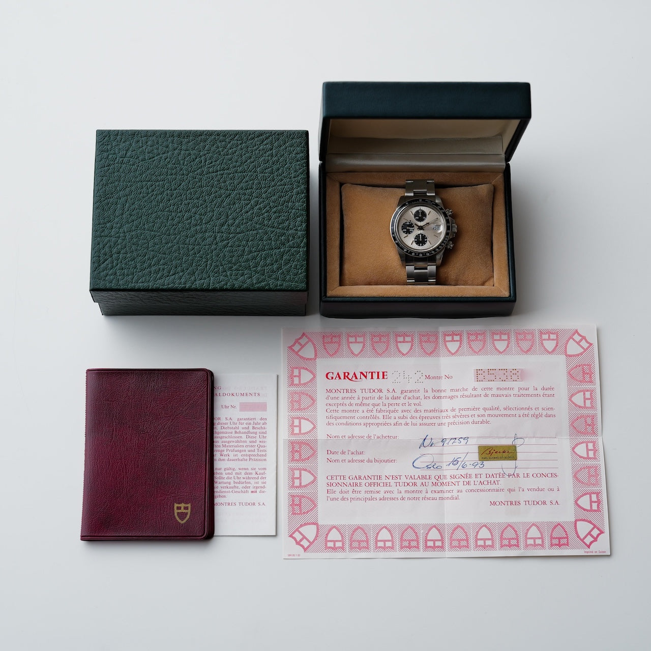 チューダー/チュードル/クロノタイム79160/カマボコケース/国際保証書付き/TUDOR CHRONOTIME Ref.79160 BIG BLOCK 1993 with Paper and Box