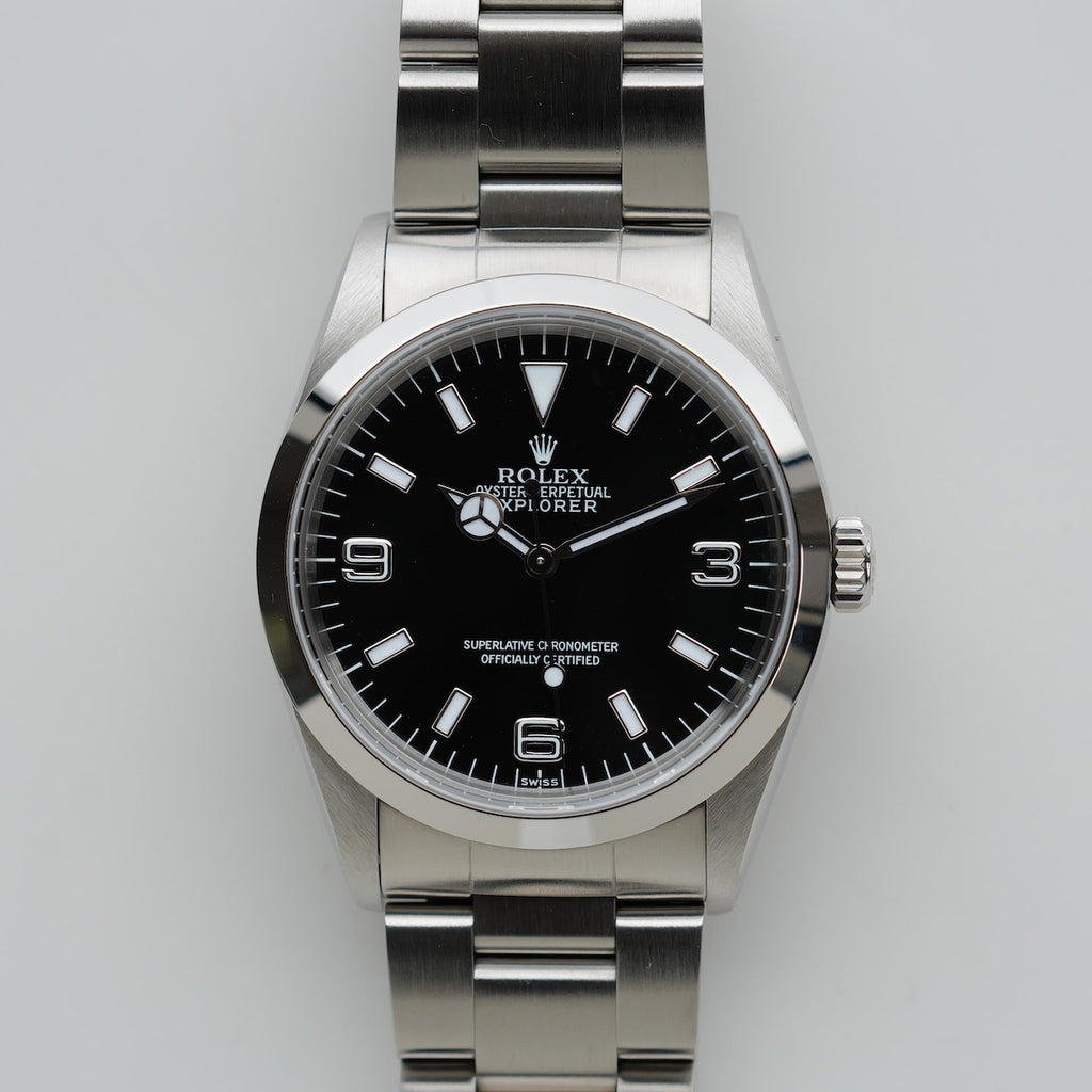 ロレックス/エクスプローラー1/14270/SWISSオンリー/保証書付きフルセット/ROLEX EXPLORER1 REF.14270 SWISS ONLY 1999 FULL SET