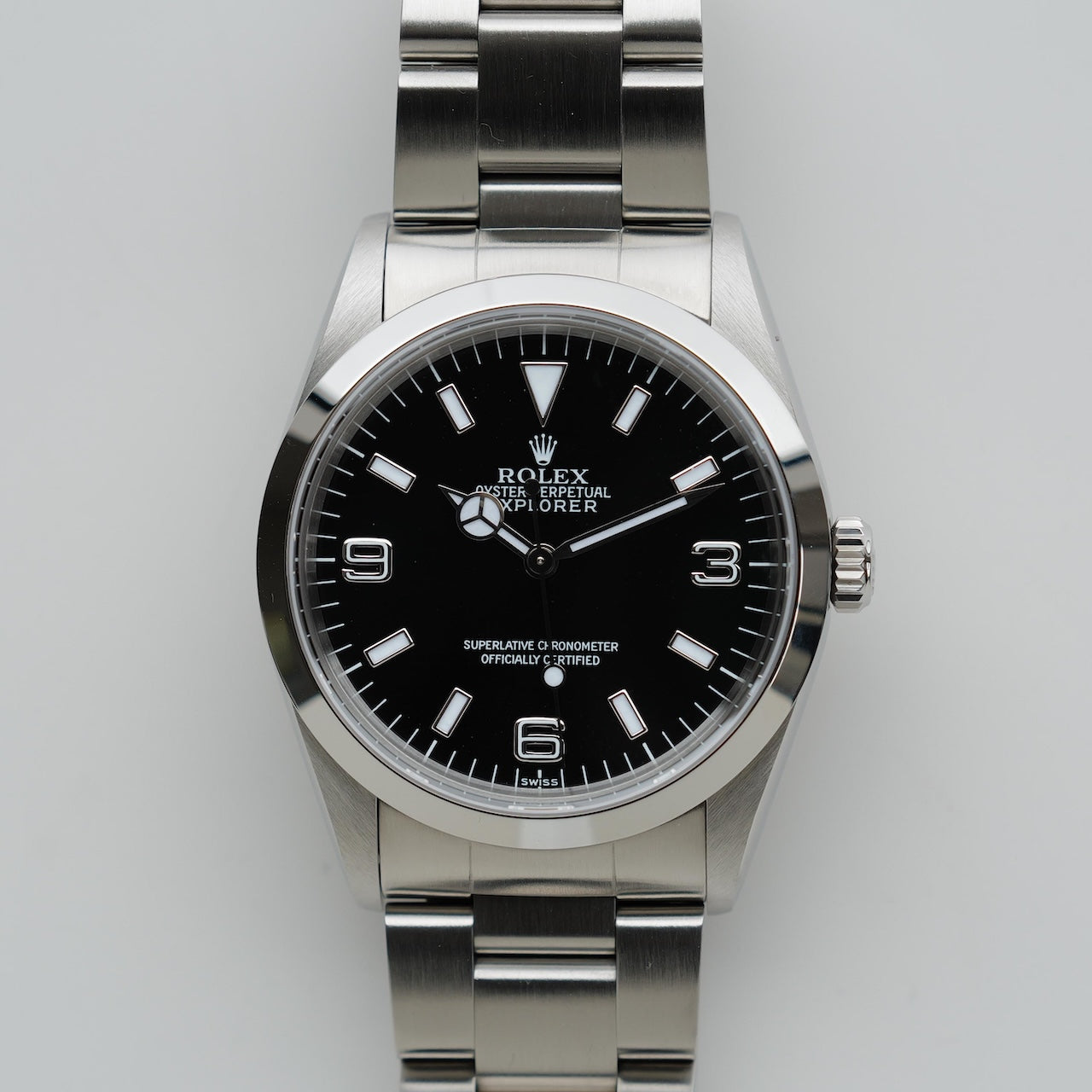 ロレックス/エクスプローラー1/14270/SWISSオンリー/保証書付きフルセット/ROLEX EXPLORER1 REF.14270 SWISS ONLY 1999 FULL SET