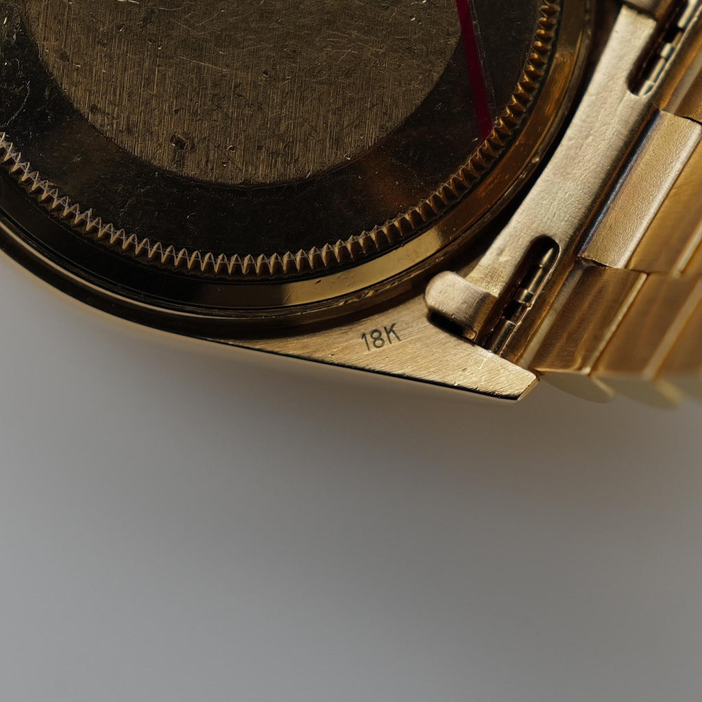 ロレックス/デイデイト18038/18Kイエローゴールド/ローマンインデックス/保証書付き/ROLEX DAY-DATE Ref.18038 Roman Dial 18KYG 1985Y