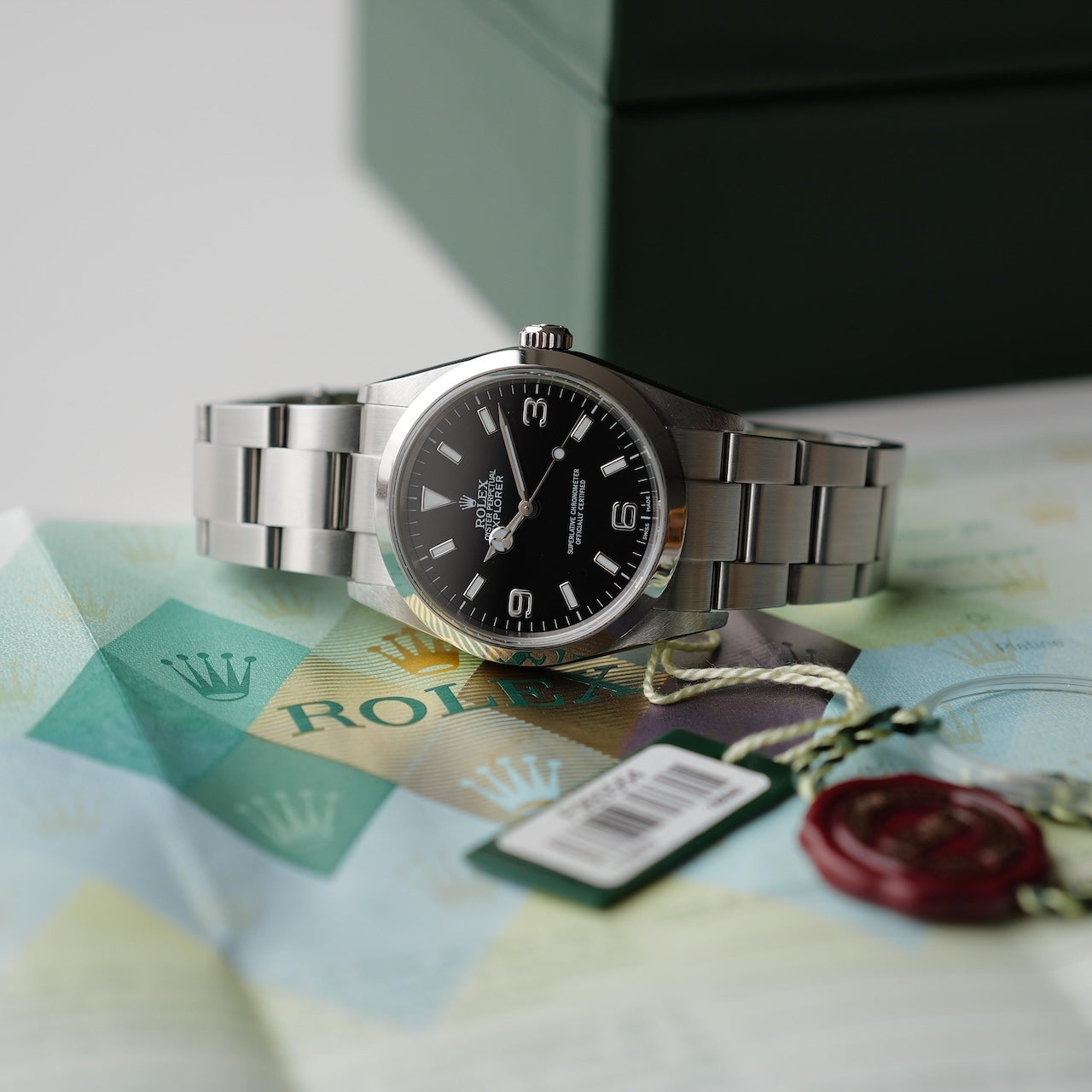 ロレックス/エクスプローラー1/114270/F番/保証書付きフルセット/ROLEX