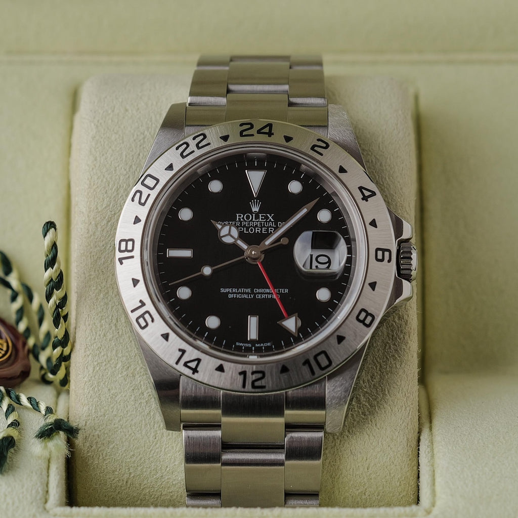 ロレックス/エクスプローラー2/16570/Z番/黒文字盤/ROLEX EXPLORER2 Ref.16570 Black Dial 2005Y