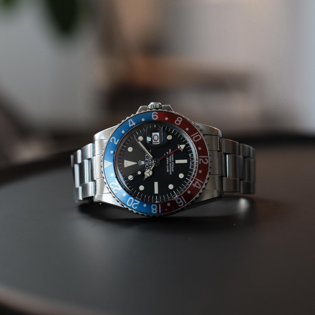 ロレックス/GMTマスター1675/ラジアル/マーク3ダイヤル/ROLEX GMT-MASTER Ref.1675 “Radial Dial” Mk.3 1977y