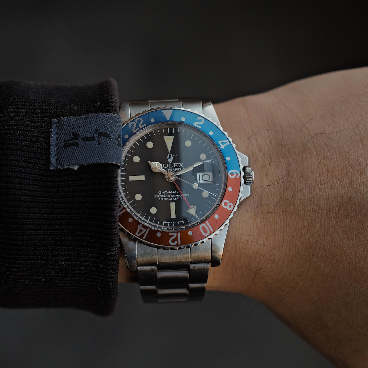 ロレックス/GMTマスター1675/ラジアル/マーク3ダイヤル/ROLEX GMT-MASTER Ref.1675 “Radial Dial” Mk.3 1977y