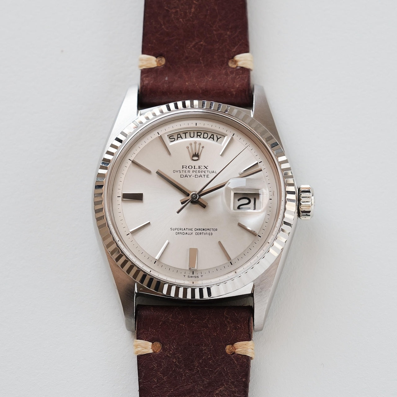 ロレックス/デイデイト1803/18Kホワイトゴールド/ROLEX DAY-DATE Ref.1803 18K White Gold 1966Y