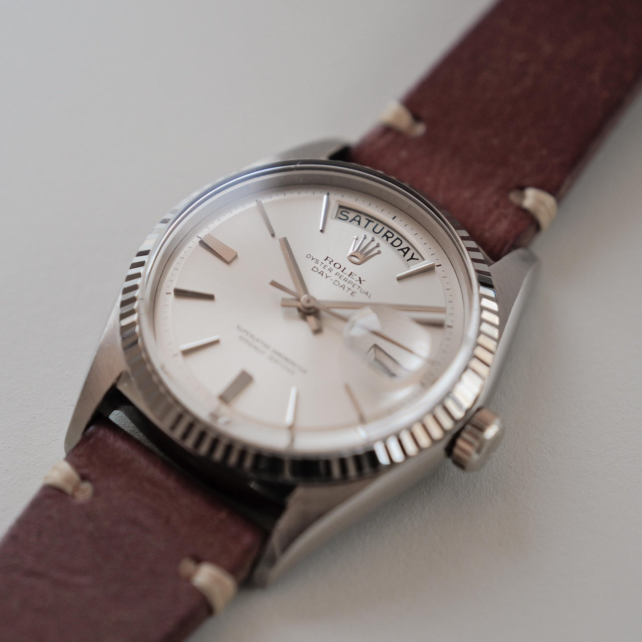 ロレックス/デイデイト1803/18Kホワイトゴールド/ROLEX DAY-DATE Ref.1803 18K White Gold 1966Y