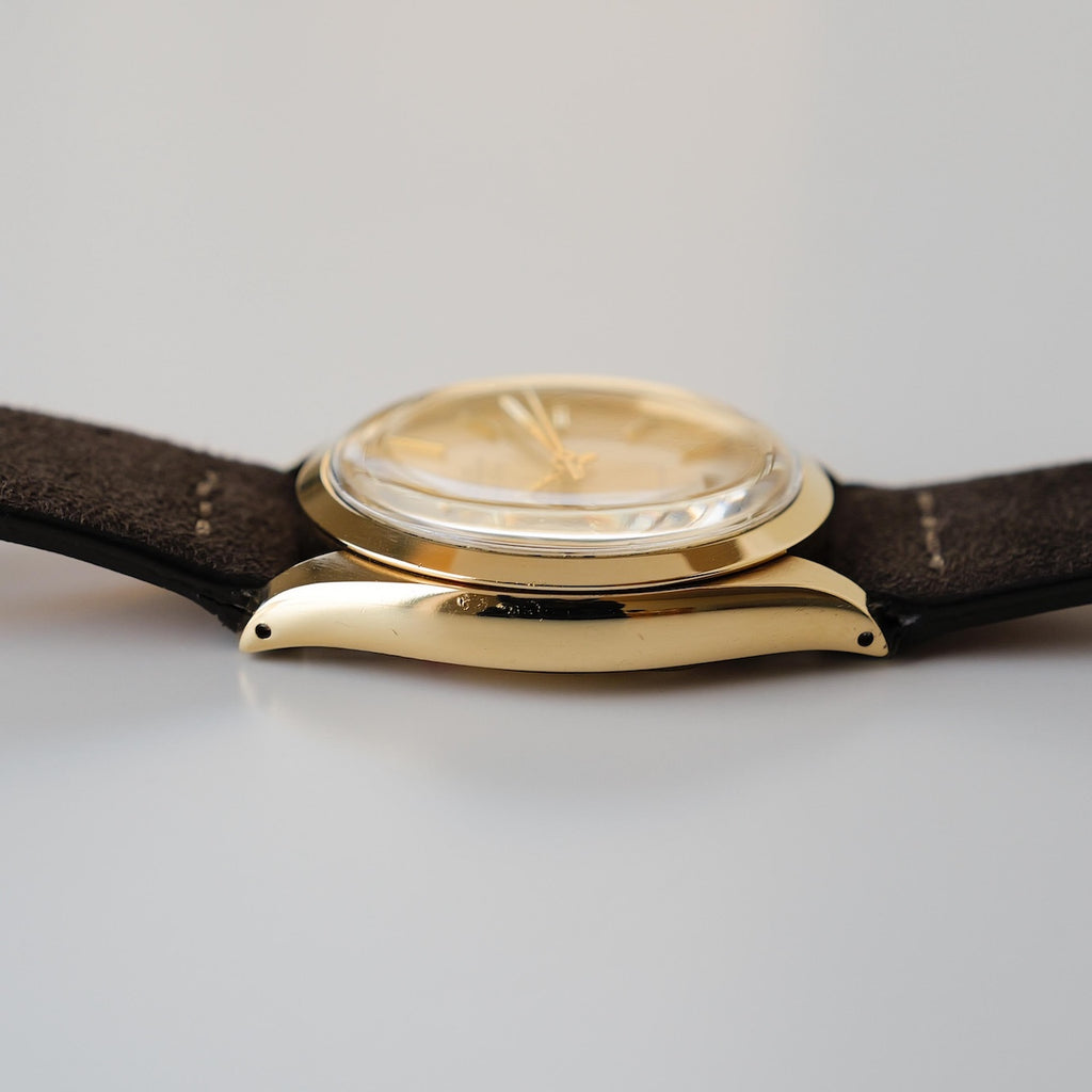 ロレックス/エアキング5500/14Kイエローゴールド/保証書付き/ROLEX AIR-KING Ref.5500 14KYG 1975Y with Paper