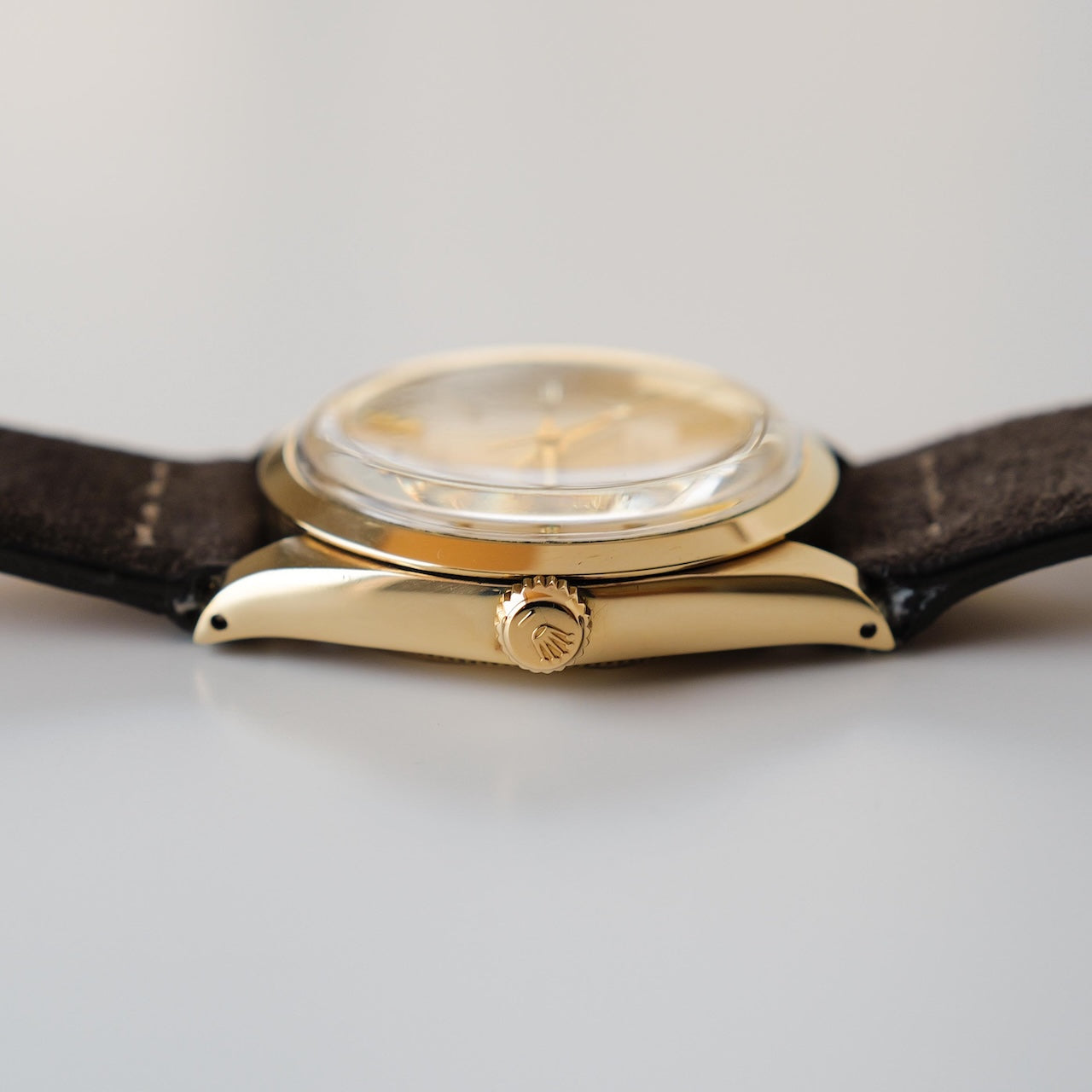 ロレックス/エアキング5500/14Kイエローゴールド/保証書付き/ROLEX AIR-KING Ref.5500 14KYG 1975Y with Paper