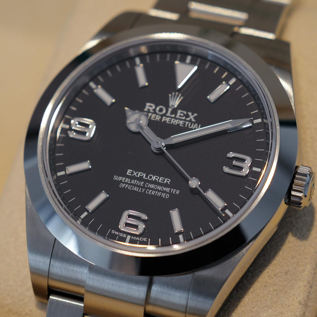 ロレックス/エクスプローラー1/214270/マットダイヤル/保証書付きフルセット/未使用/ROLEX EXPLORER1 REF.214270 ”Matte Dial” 2019y Full Set Unused