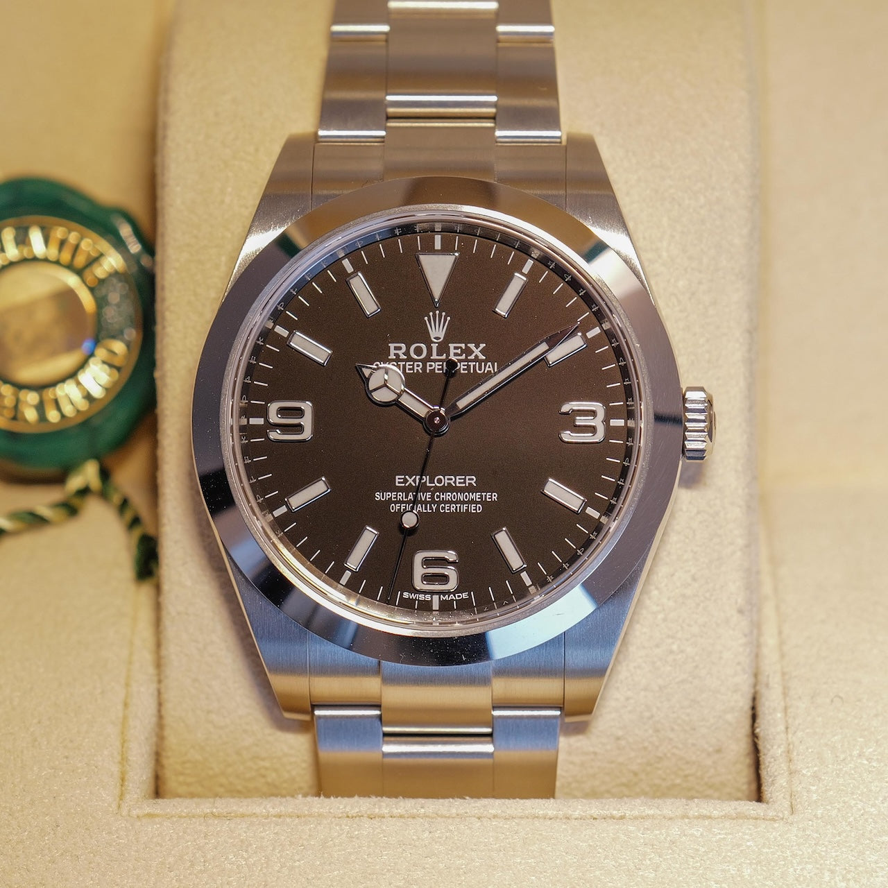 ロレックス/エクスプローラー1/214270/マットダイヤル/保証書付きフルセット/未使用/ROLEX EXPLORER1 REF.214270 ”Matte Dial” 2019y Full Set Unused