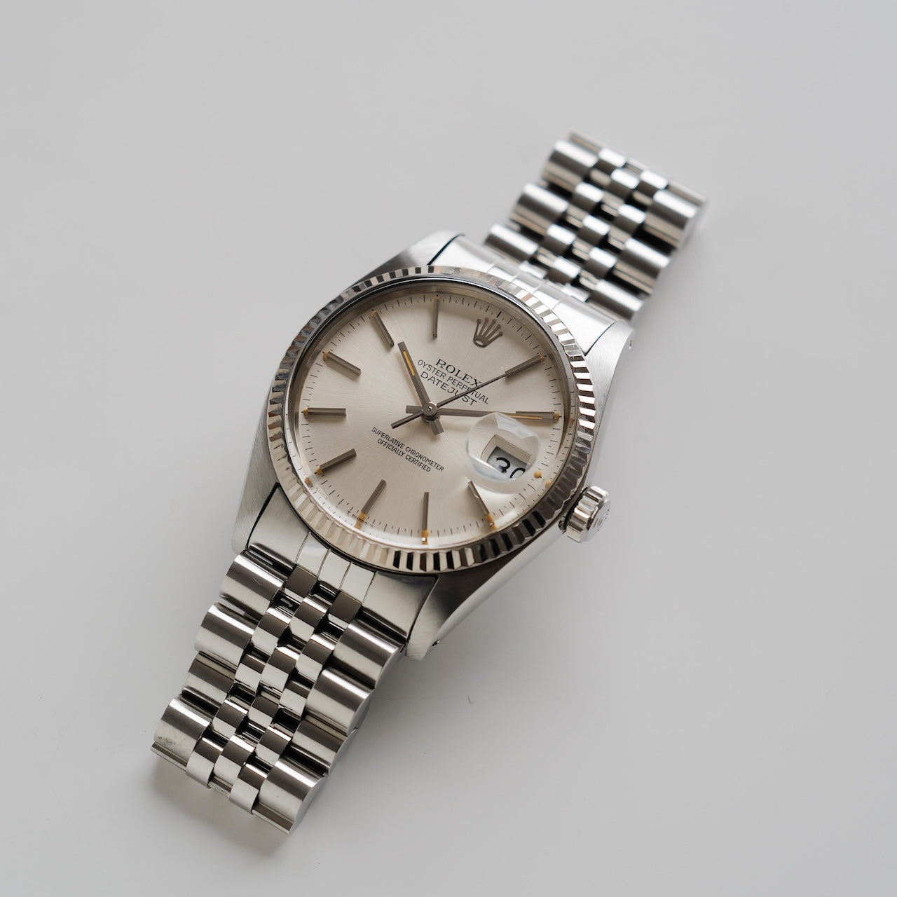 ロレックス/デイトジャスト16014/シルバーダイヤル/保証書付きフルセット/ROLEX DATE-JUST Ref.16014 Silver Dial 1983y Full set