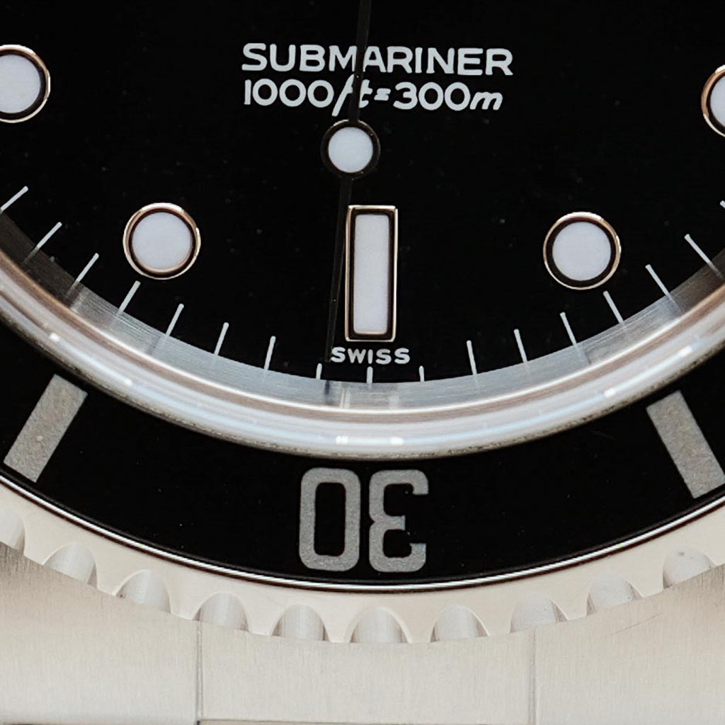 ロレックス/サブマリーナー14060/スイスオンリー/裏蓋シールあり/保証書付き/ROLEX SUBMARINER Ref.14060 "SWISS ONLY" 1998y with Paper