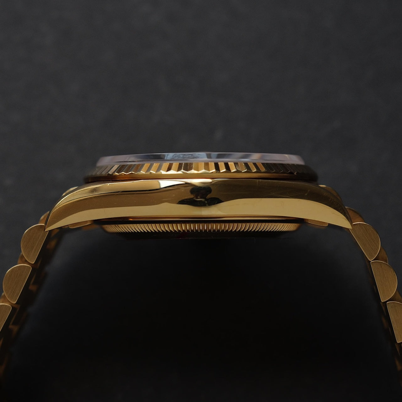 ロレックス/デイデイト18238/18KYG/オニキスダイヤル/日ロレOH保証書