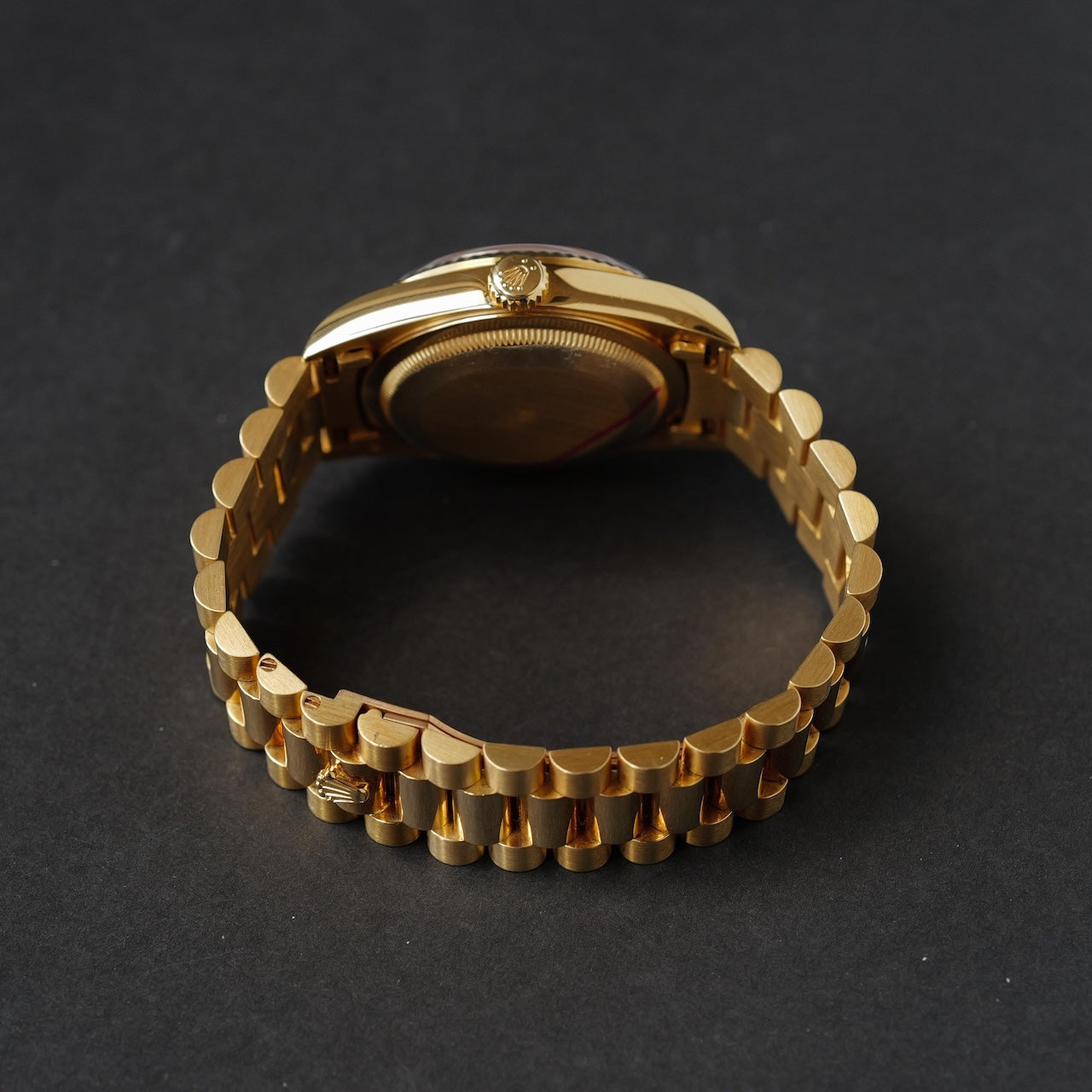 ロレックス/デイデイト18238/18KYG/オニキスダイヤル/日ロレOH保証書