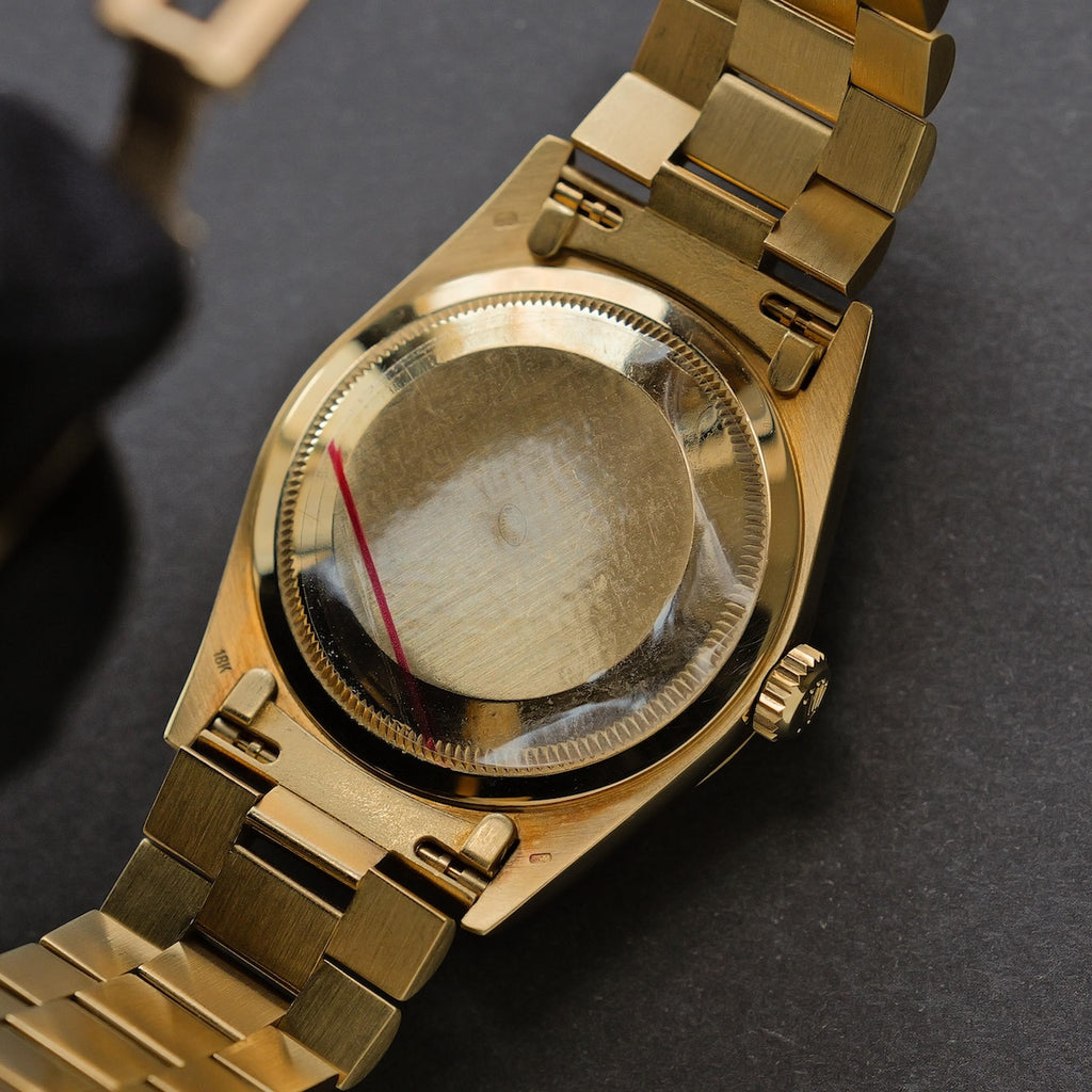 ロレックス/デイデイト18238/18KYG/オニキスダイヤル/日ロレOH保証書/ROLEX DAY-DATE Ref.18238 18KYG "ONYX" ROLEX OH SERVICE CARD 1993y