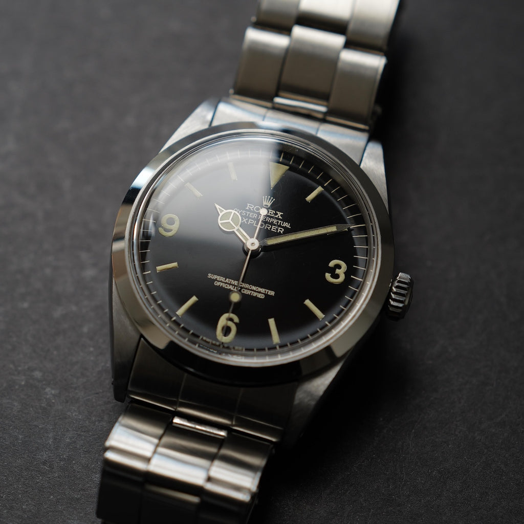 ロレックス/エクスプローラー1/1016/マーク6/ミラーダイヤル/ROLEX EXPLORER1 Ref.1016 “GILT DIAL” Mk.6 Dial 1967y