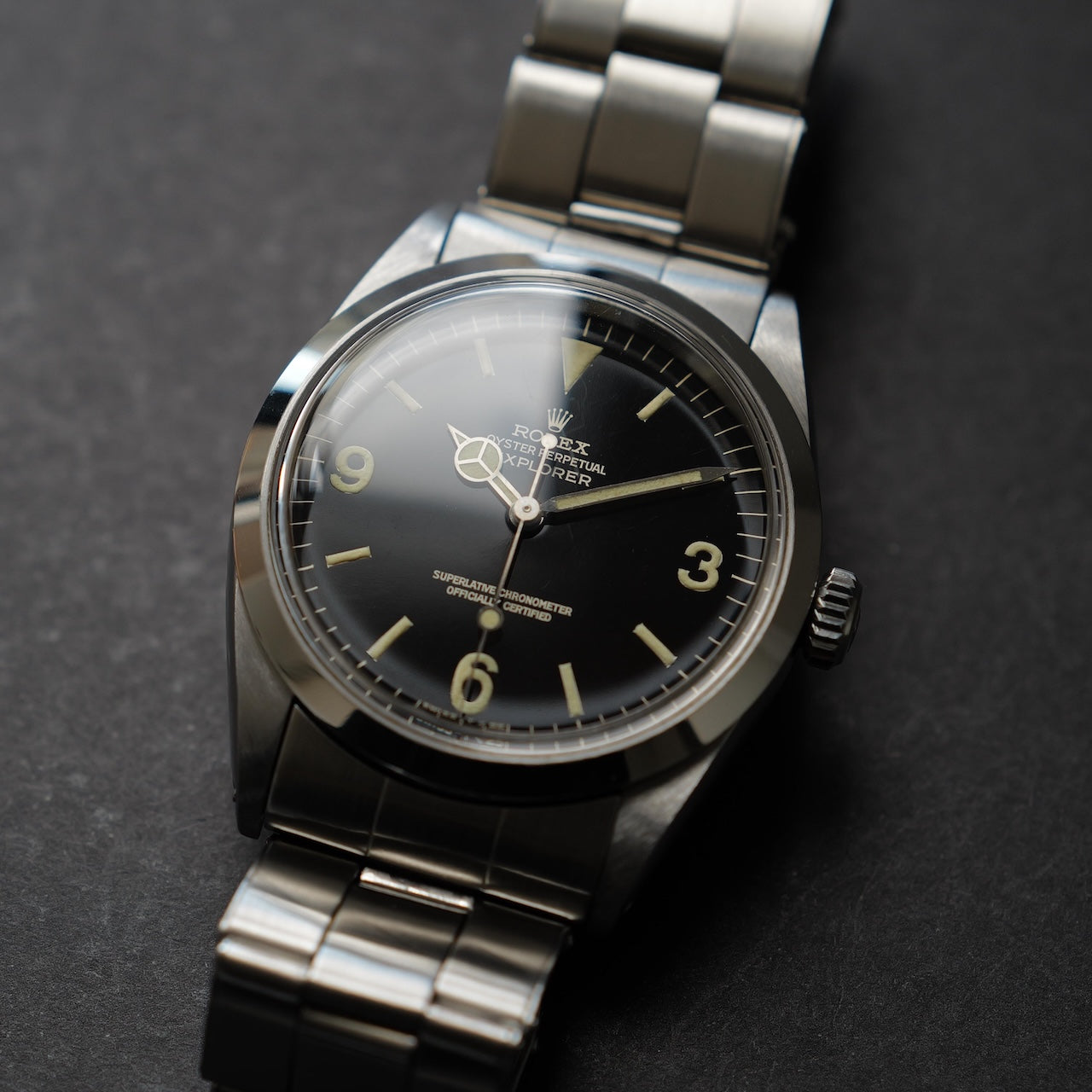 ロレックス/エクスプローラー1/1016/マーク6/ミラーダイヤル/ROLEX EXPLORER1 Ref.1016 “GILT DIAL” Mk.6 Dial 1967y