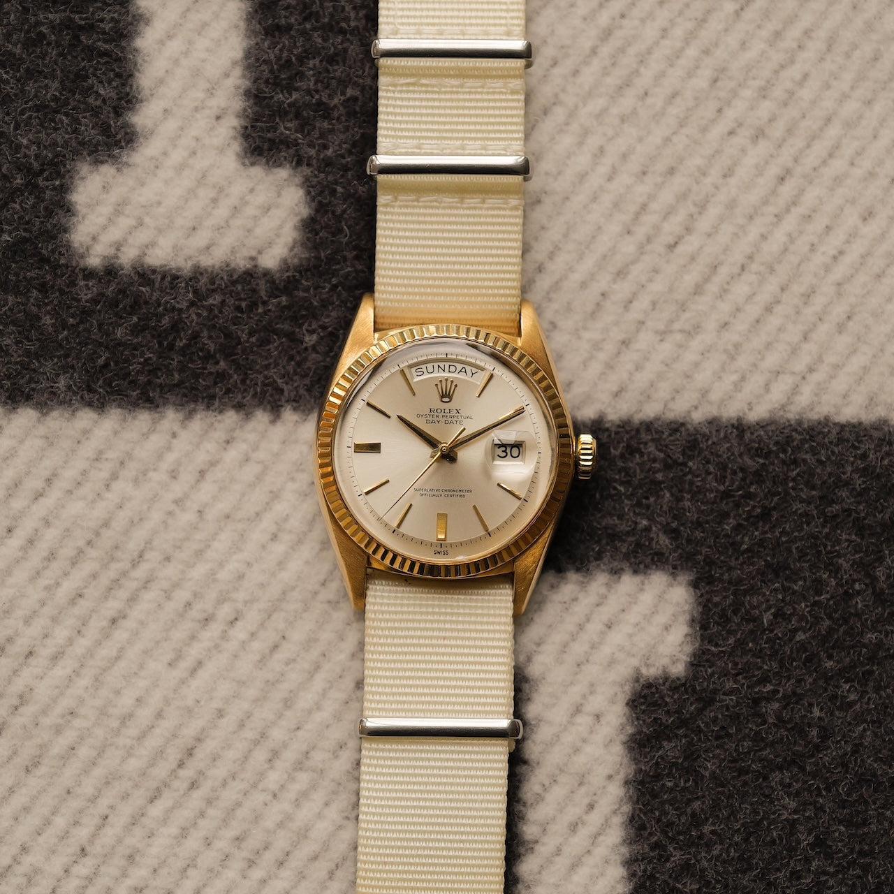 ロレックス/デイデイト1803/シルバーホワイトダイヤル/18Kイエローゴールド/ROLEX DAY-DATE Ref.1803 18KYG "Silver White Dial" 1963y