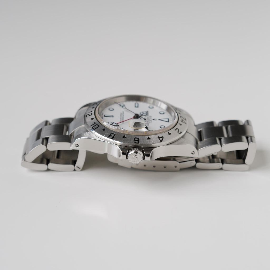 ロレックス/エクスプローラー2/16570/K番/白文字盤/保証書付きフルセット/ROLEX EXPLORER2 Ref.16570 White Dial 2001y Full Set