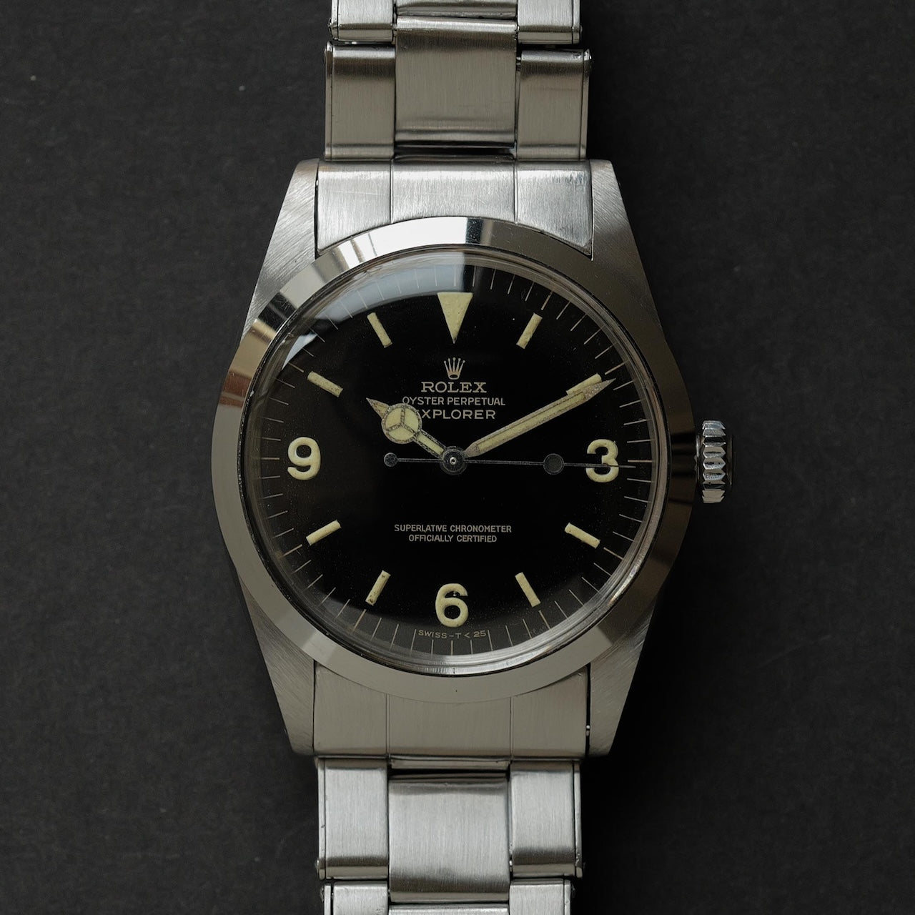 ロレックス/エクスプローラー1 / 1016 / ミラーダイヤル / マーク6/ROLEX EXPLORER1 Ref.1016 “Gilt Dial” Mk.6 Dial 1967y