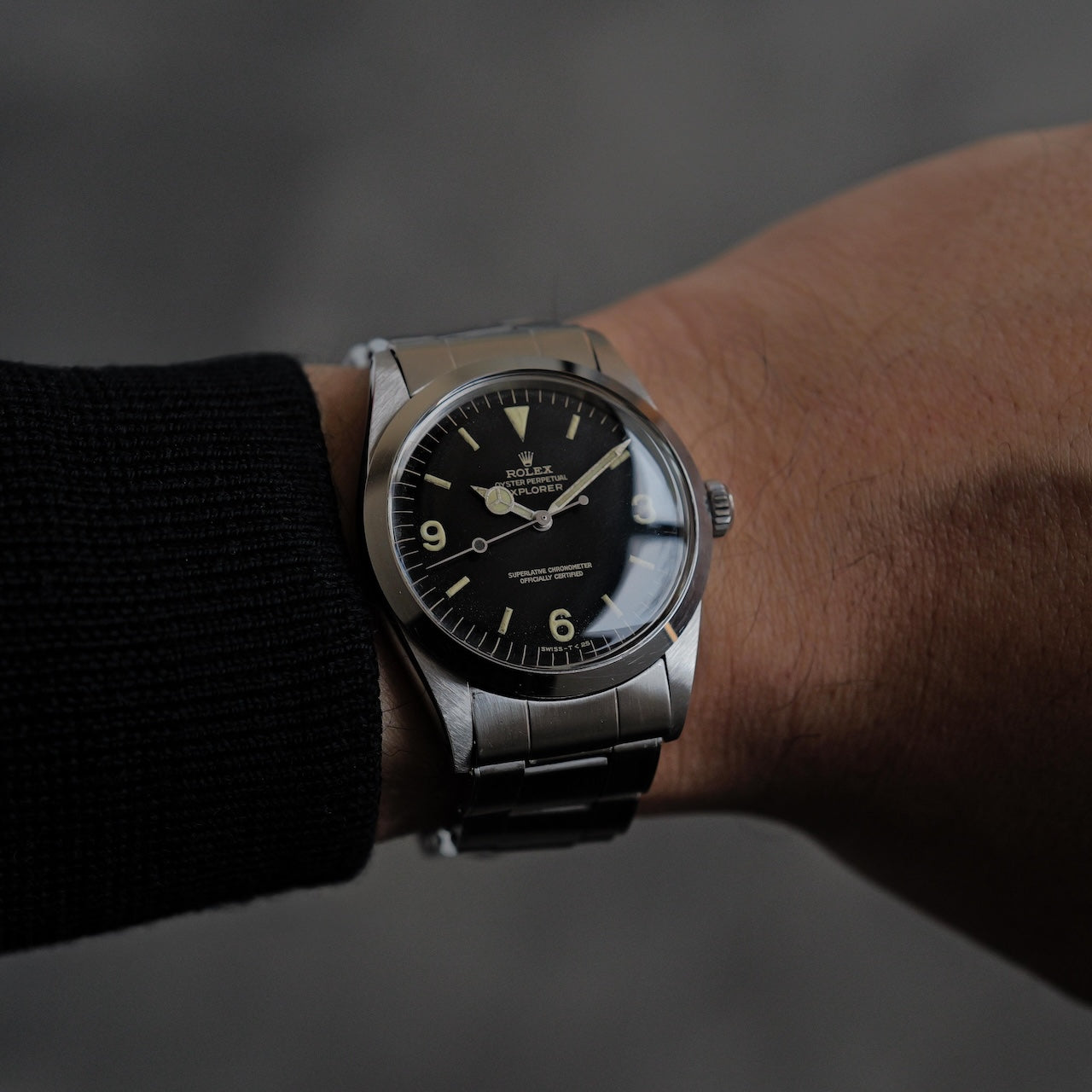 ロレックス/エクスプローラー1 / 1016 / ミラーダイヤル / マーク6/ROLEX EXPLORER1 Ref.1016 “Gilt Dial” Mk.6 Dial 1967y