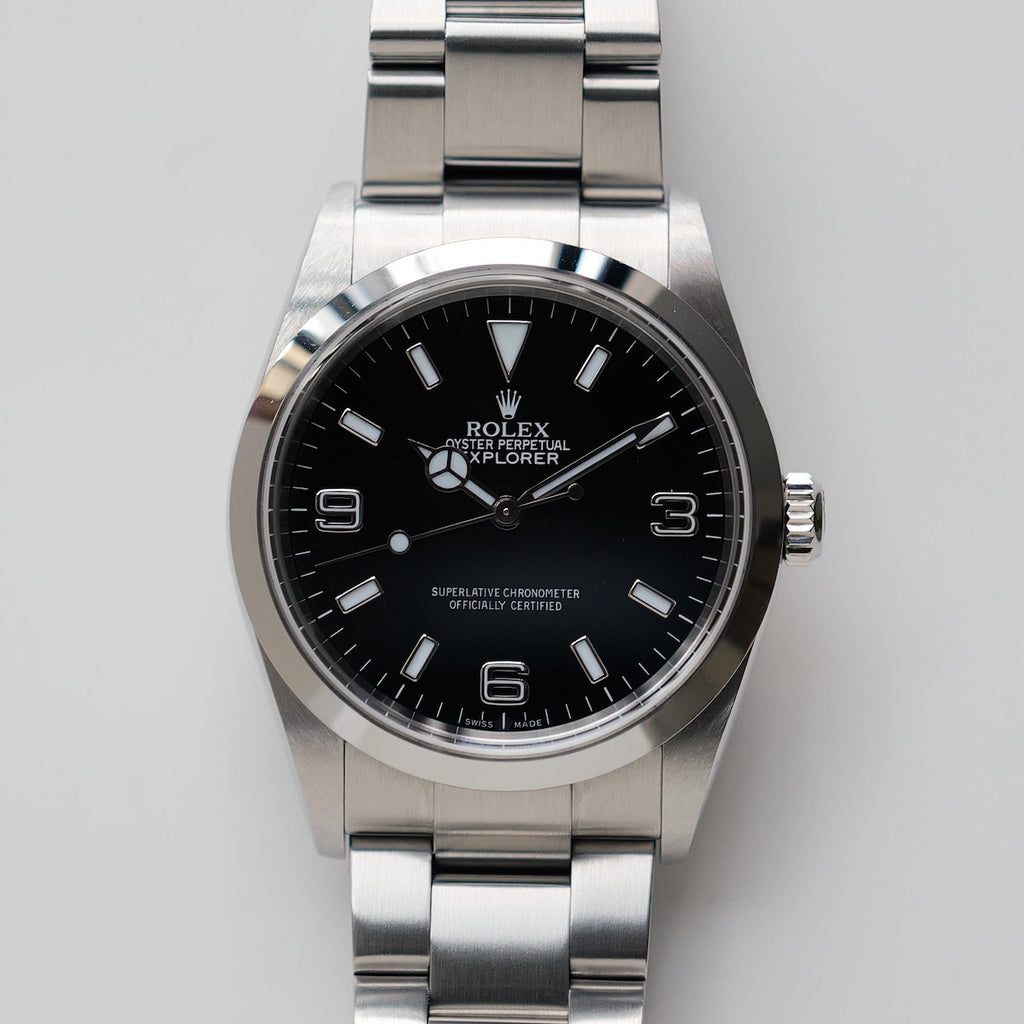 ロレックス/エクスプローラー1/114270/F番/保証書付き/ROLEX EXPLORER 1 Ref.114270 2003y-04y with Guarantee