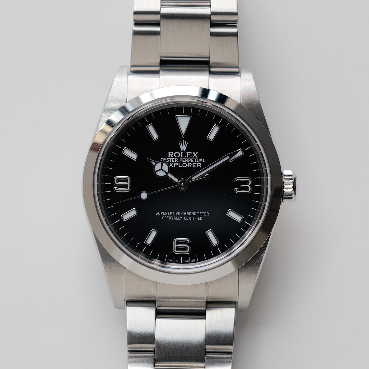 ロレックス/エクスプローラー1/114270/F番/保証書付き/ROLEX EXPLORER 1 Ref.114270 2003y-04y with Guarantee