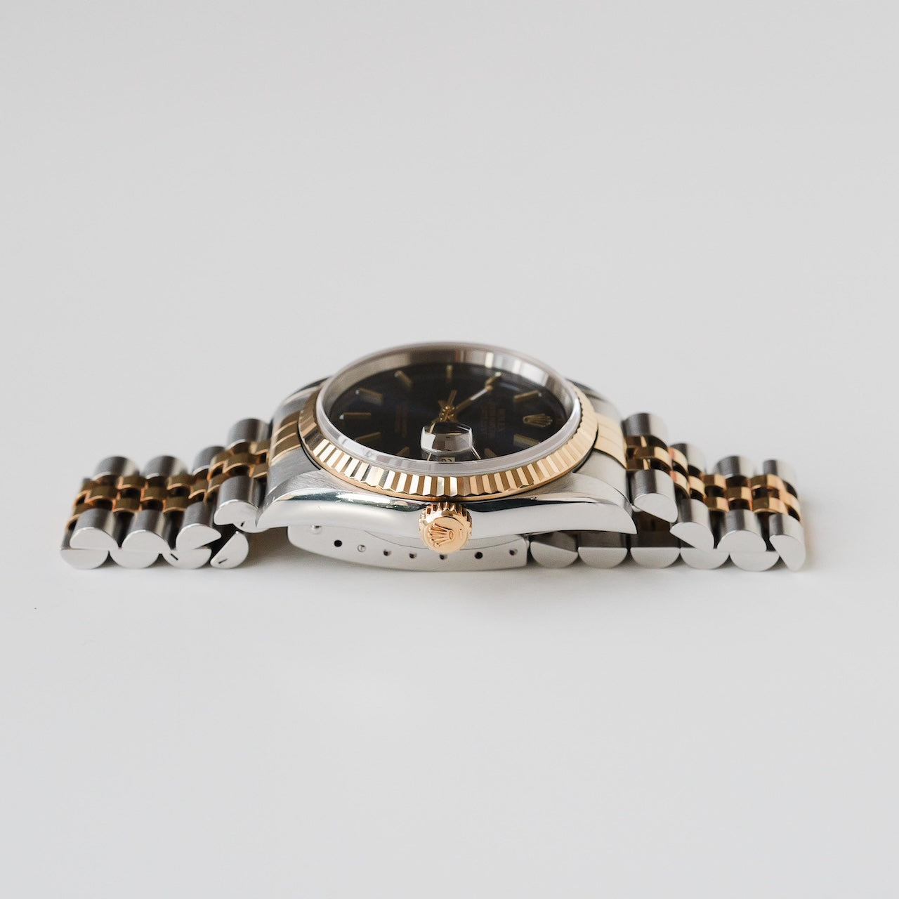 ロレックス/デイトジャスト16233/U番/トリチノバ/ブルーダイヤル/18Kイエローゴールド/ROLEX DATE-JUST Ref.16233 "Tritinova" Blue Dial 1997-98y