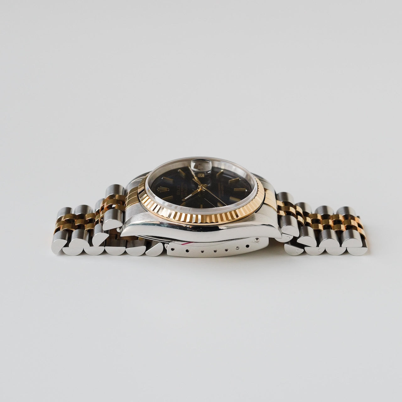 ロレックス/デイトジャスト16233/U番/トリチノバ/ブルーダイヤル/18Kイエローゴールド/ROLEX DATE-JUST Ref.16233 "Tritinova" Blue Dial 1997-98y