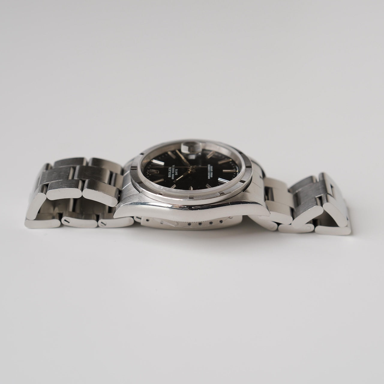 ロレックス/オイスターパーペチュアル デイト15210/エンジンターンドベゼル/保証書つき/ROLEX OYSTER PERPETUAL DATE Ref.15210 "ENGINE TURNED BEZEL"  1993-94y with Guarantee
