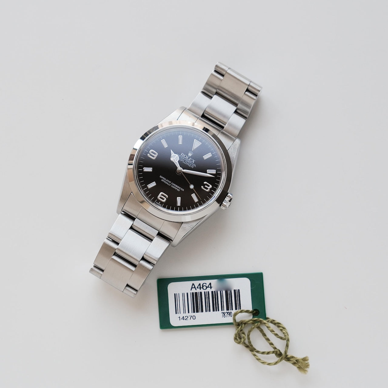 ロレックス/エクスプローラー1/14270/A番/スイス オンリー/裏蓋シール/ROLEX EXPLORER 1 Ref.14270 "SWISS ONLY" 1998y-99y