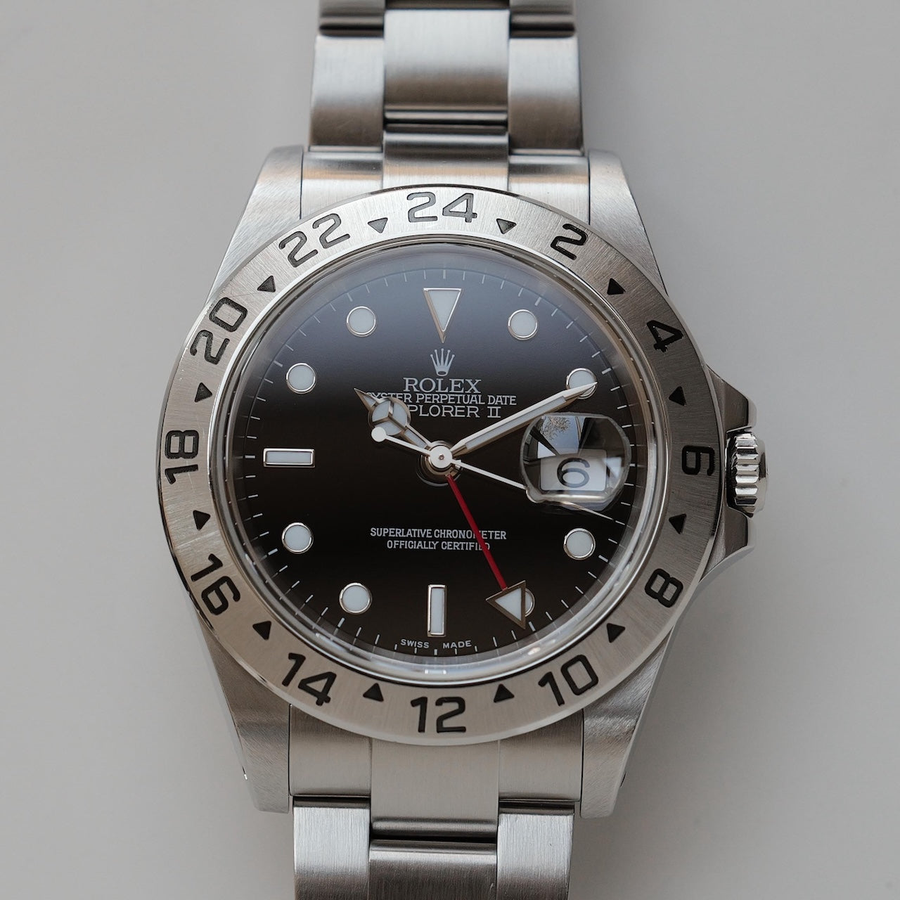 ロレックス/エクスプローラー2/16570/Y番/黒文字盤/ROLEX EXPLORER 2 Ref.16570 "Black Dial" 2002y