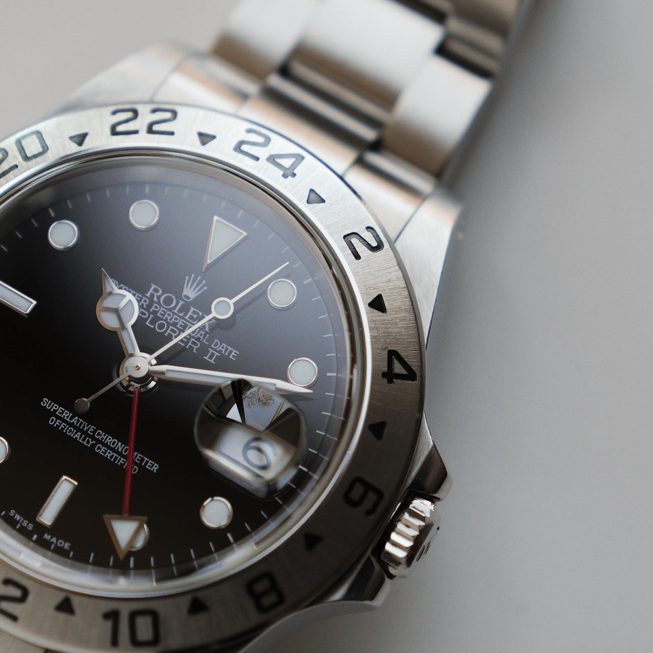 ロレックス/エクスプローラー2/16570/Y番/黒文字盤/ROLEX EXPLORER 2 Ref.16570 "Black Dial" 2002y