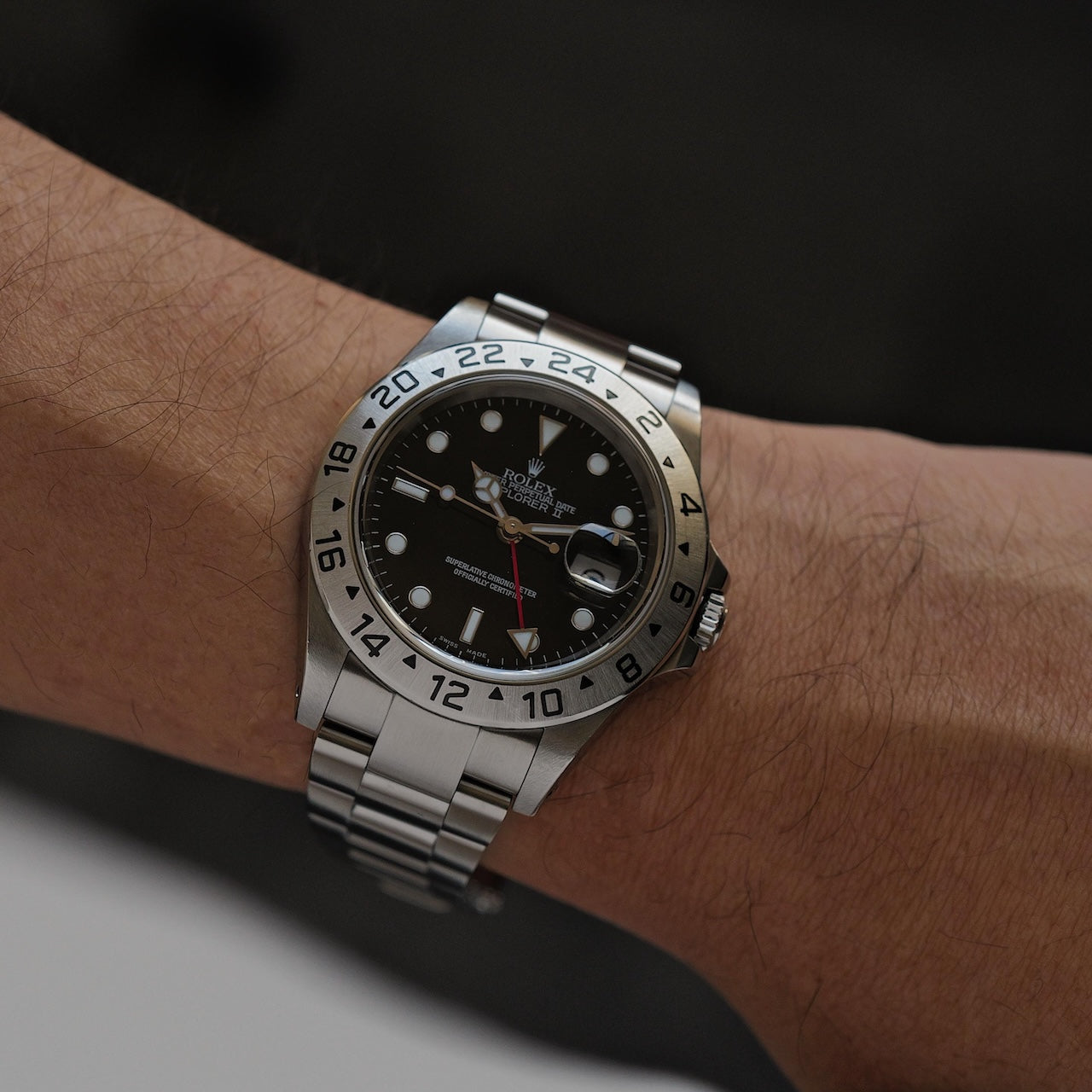 ロレックス/エクスプローラー2/16570/Y番/黒文字盤/ROLEX EXPLORER 2 Ref.16570 "Black Dial" 2002y