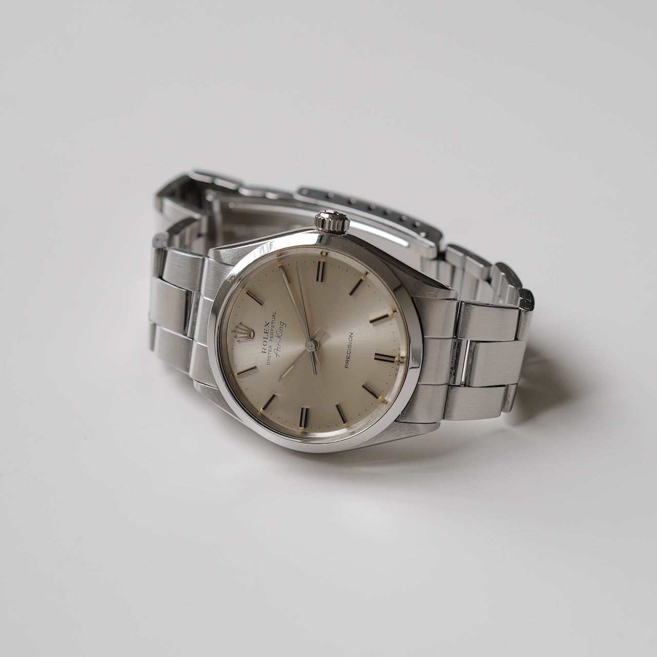 ロレックス/エアキング5500/シルバーダイヤル/ROLEX AIR KING REF.5500 SILVER DIAL 1972y