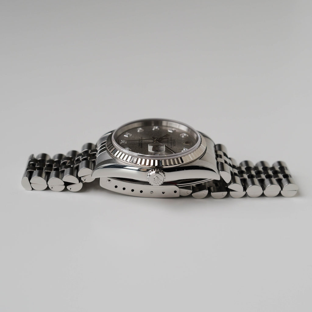 ロレックス/デイトジャスト16234G/P番/コンピューター/後期10Pダイヤモンド/保証書付き/ROLEX DATE JUST Ref.16234G "Computer 10P Diamonds" with Guarantee 2000y