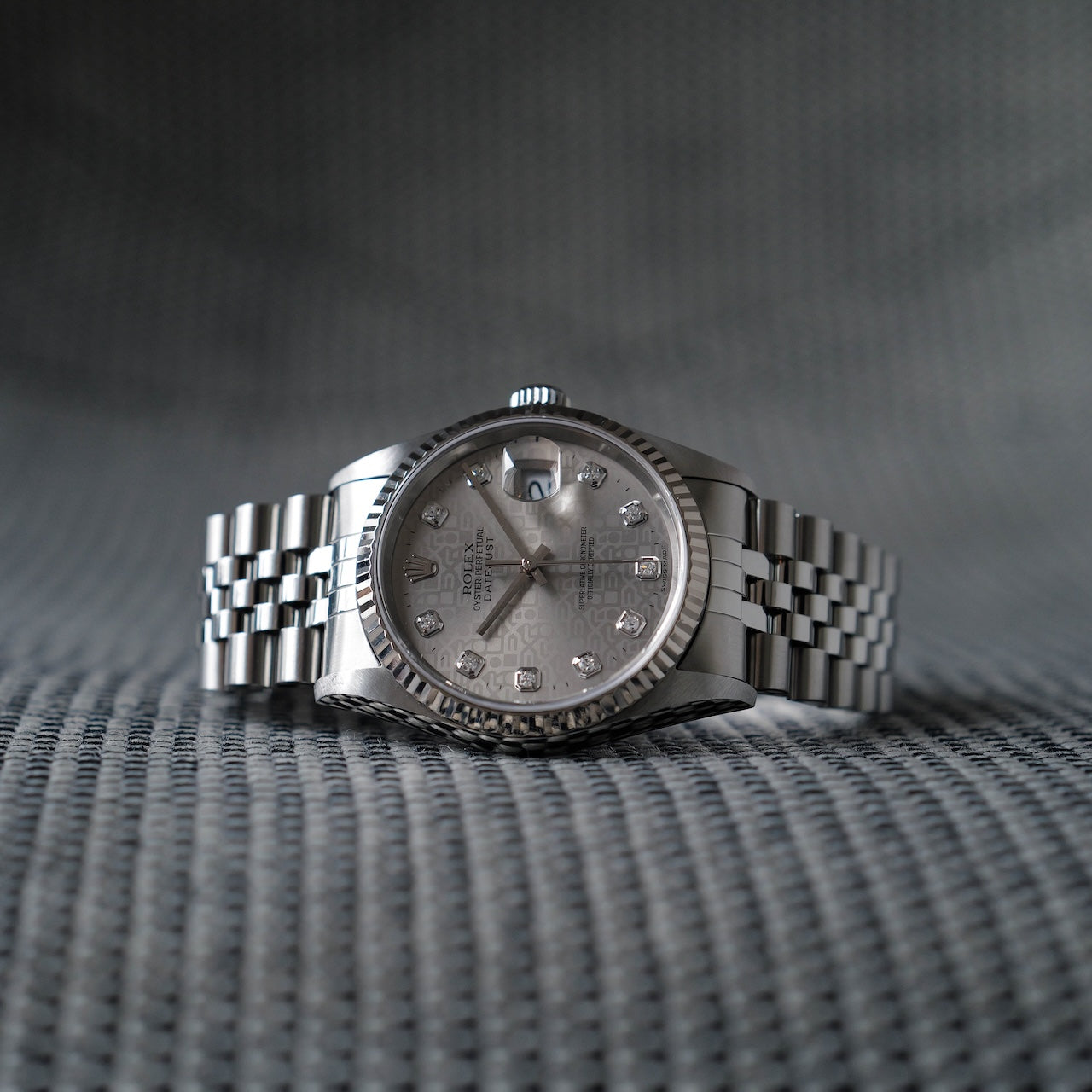 ロレックス/デイトジャスト16234G/P番/コンピューター/後期10Pダイヤモンド/保証書付き/ROLEX DATE JUST Ref.16234G "Computer 10P Diamonds" with Guarantee 2000y