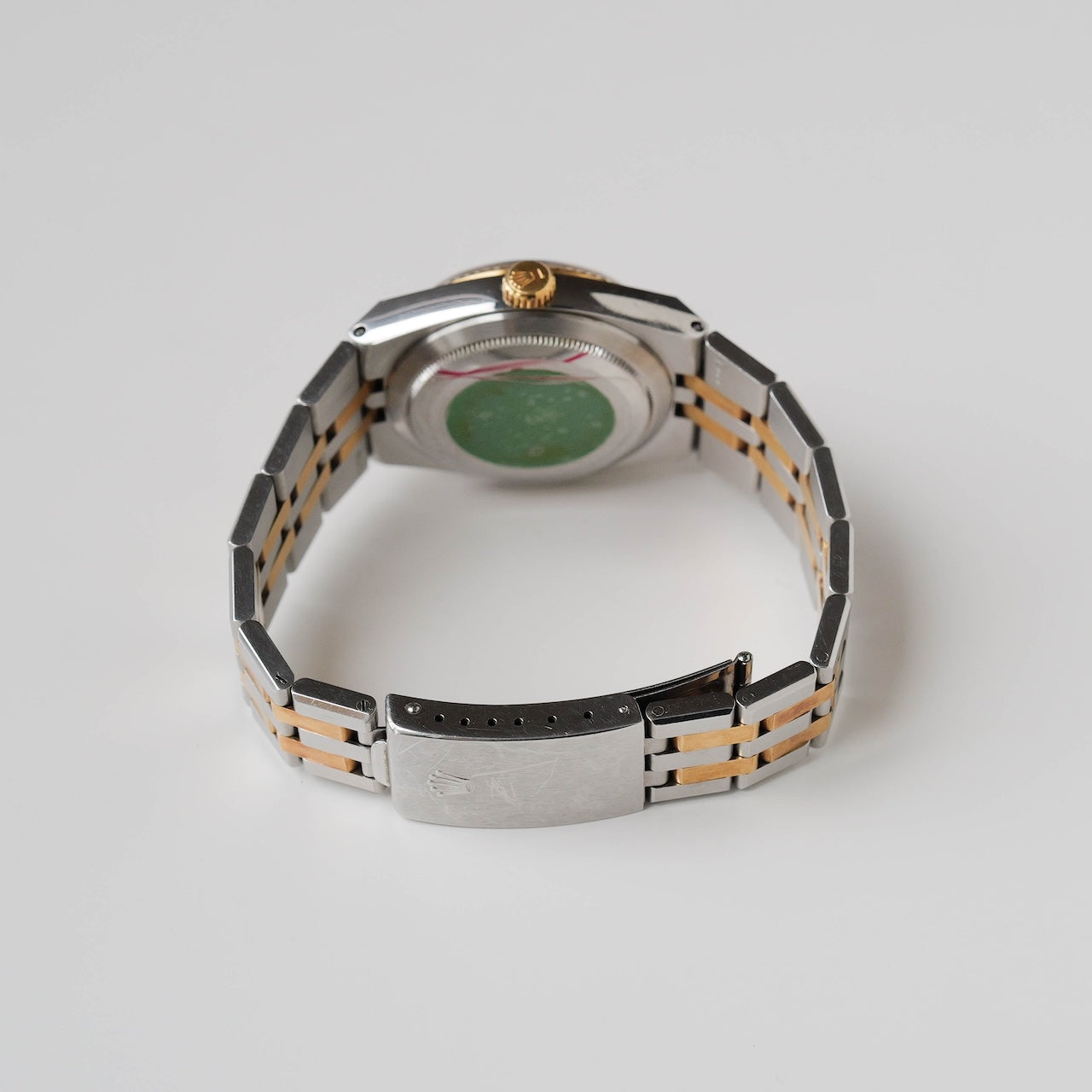 ロレックス/オイスタークォーツ/デイトジャスト/ノンポリッシュ/18Kイエローゴールド/裏蓋シール/ROLEX DATE JUST REF.17013 "OYSTER QUARTZ" Unpolished 18K Yellow Gold 1986-87y