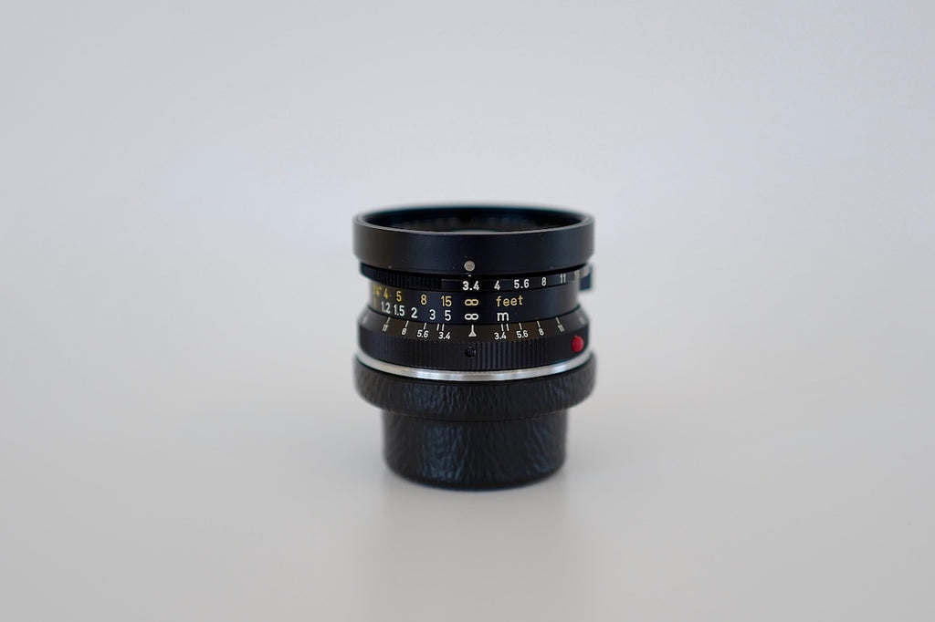 LEICA Super-Angulon 21mmF3.4 last version 1977y with Hood and Box etc,
