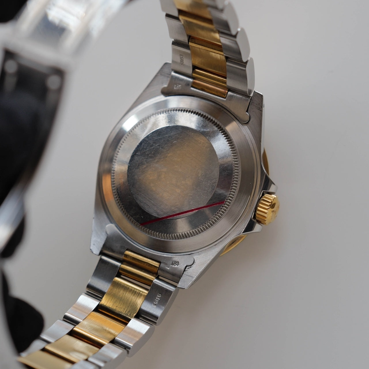 ロレックス/サブマリーナーデイト16803/R番/フジツボダイヤル/18Kイエローゴールド/ROLEX SUBMARINER DATE REF.16803 "Black Nipple Dial" 18KYG 1988y