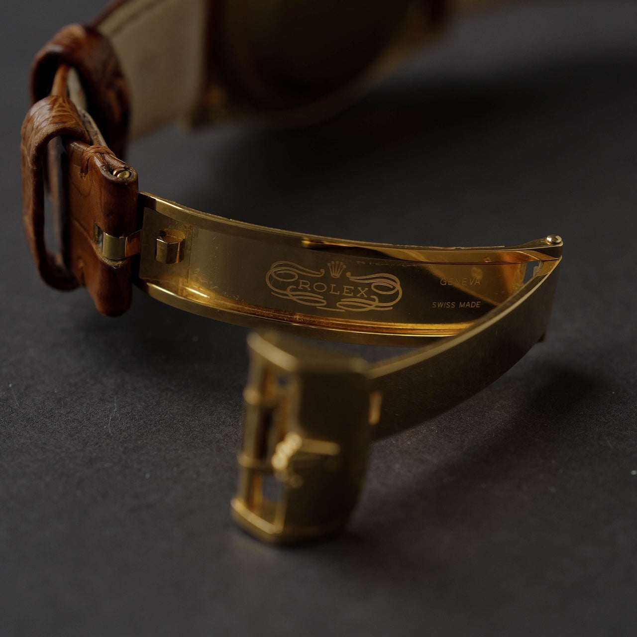 ロレックス/デイデイト118138/コニャック/18Kイエローゴールド/ほぼ未使用/ROLEX DAY DATE REF.118138 "COGNAC" 18KYG FULL SET 2017y NEVER USED
