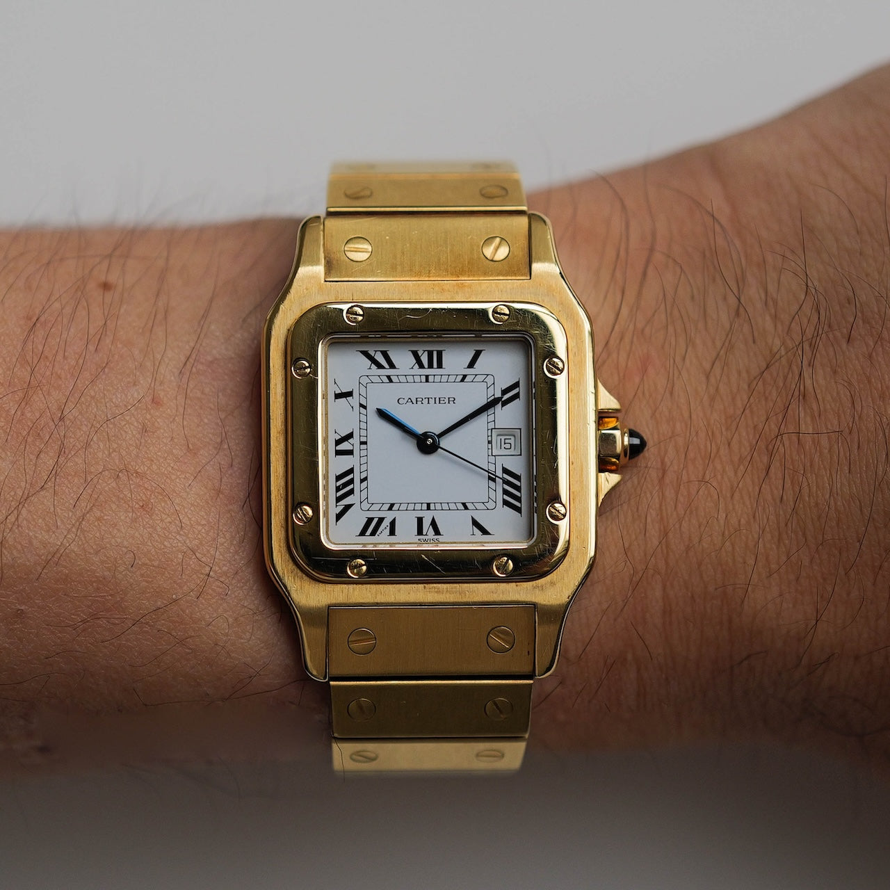 カルティエ/サントス/カレ/2960/29mm/GM/18Kイエローゴールド/CARTIER SANTOS Carrée REF.2960 Or Massif 29mm GM case 18KYG