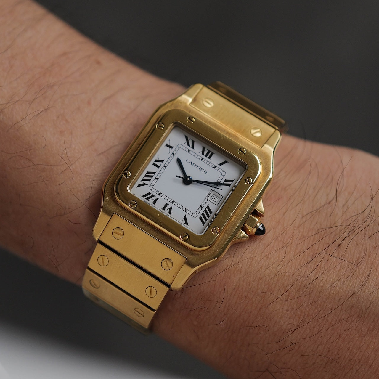 カルティエ/サントス/カレ/2960/29mm/GM/18Kイエローゴールド/CARTIER SANTOS Carrée REF.2960 Or Massif 29mm GM case 18KYG