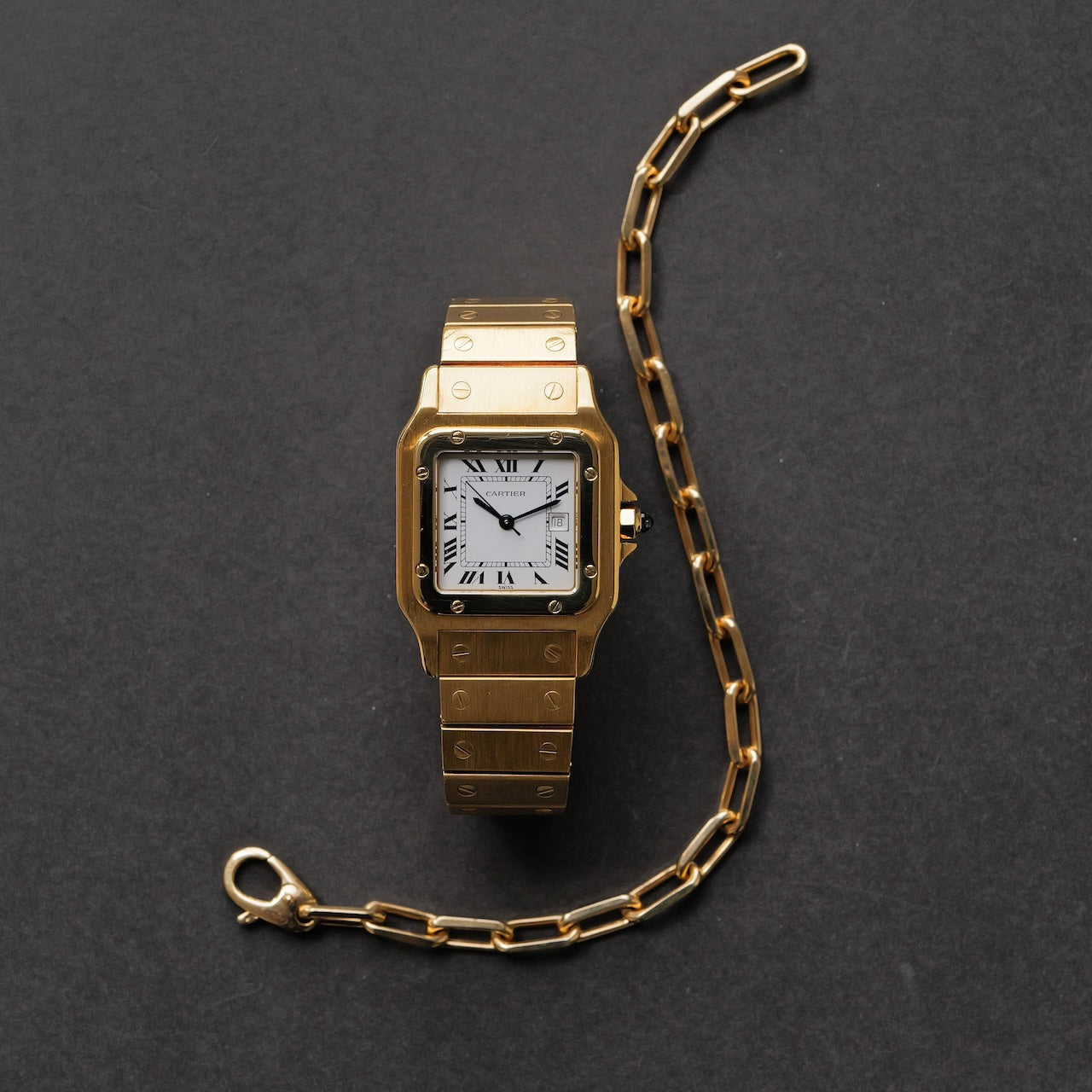 カルティエ/サントス/カレ/2960/29mm/GM/18Kイエローゴールド/CARTIER SANTOS Carrée REF.2960 Or Massif 29mm GM case 18KYG