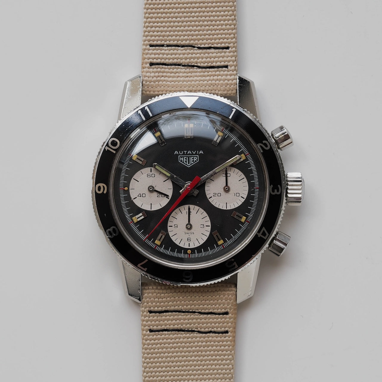 ホイヤー/オータヴィア2446C/アルゼンチン空軍/クロノグラフ/HEUER AUTAVIA for “Argentine Air Force” Ref.2446C Chronograph