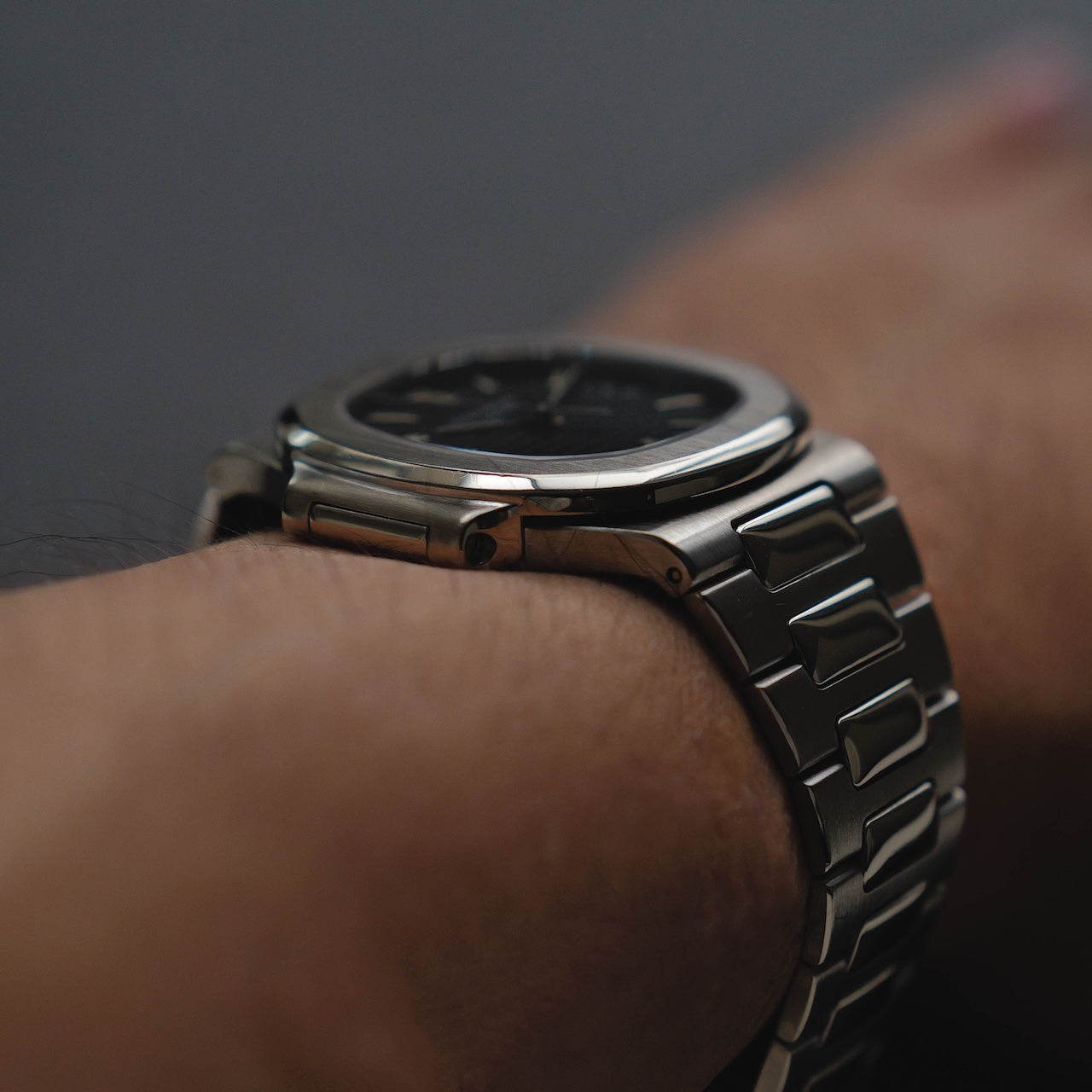 パテック・フィリップ/3800/1G-011/ブルーグレー/18Kホワイトゴールド/箱・アーカイブ付属/PATEK PHILIPPE NAUTILUS REF.3800/1G-011 "Blue Grey" 18K White Gold 1991 with Box and Archive