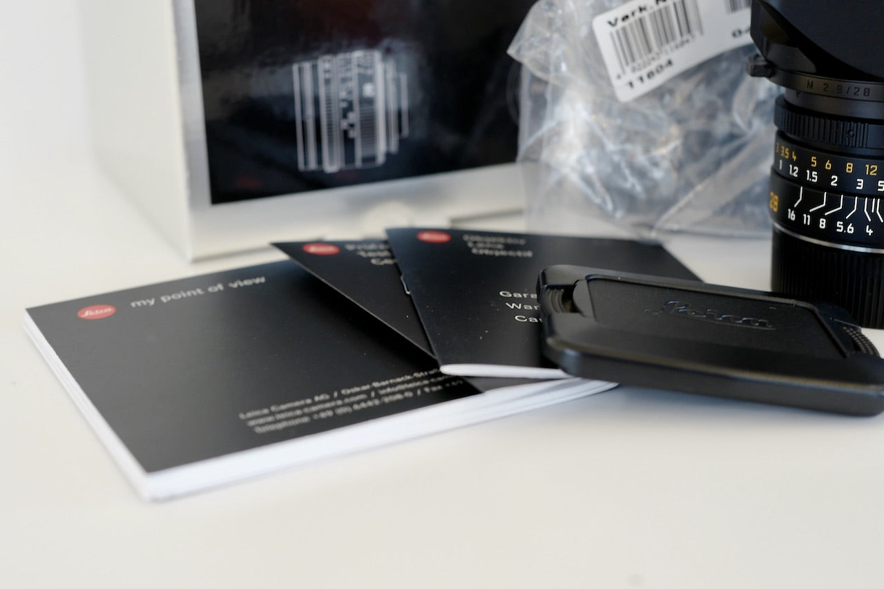 LEICA Summicron-M 28mmF2.0 ASPH 11604C Full set