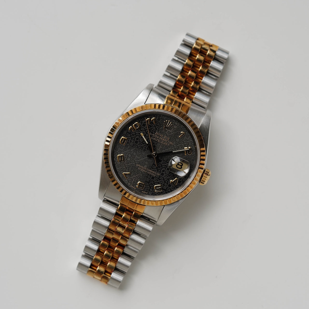 ロレックス/デイトジャスト16233/L番/ブラックコンピューターダイヤル